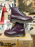Dr Martens 101z Ben Made in England Purple 6 Hole Size 2.5