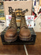 Dr Martens Vintage Aztec Crazy Horse 1460z Original 8 Hole Boots, Made in England.