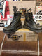 Dr Martens Vintage 90's, Size UK3, Gold Brogue, Made in England, Womens Ankle Boots/ 3a36