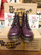 Dr Martens 101z Ben Made in England Purple 6 Hole Size 2.5