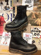 Dr Martens 8338z Bex Black Waxy Made in England Size 4