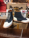 Dr Martens Dorsey 7 Eye Brogue Boot Harris Tweed Made in England Size 5