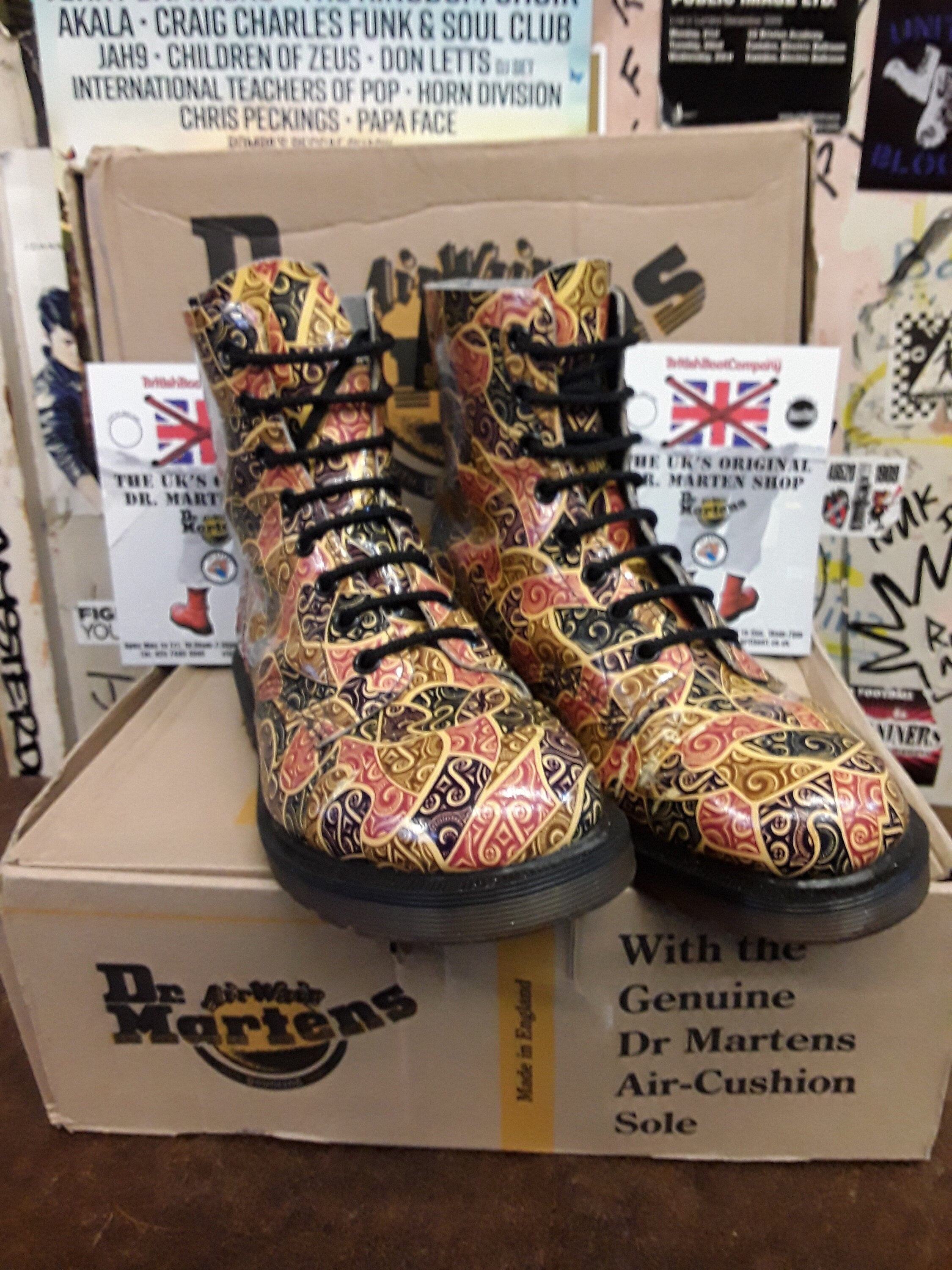Tredair Dr Martens Made in England Mosaic 8 Hole