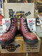 Dr Martens Vintage Terracotta Mistle flowers 6 hole,  Made in England Size 4