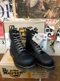 Dr Martens 8338z Bex Black Waxy 8 Hole Made in England Size 6