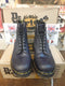 Dr Martens 1460z Ben PURPLE Waxy 8 Hole Made in England Size 5.55
