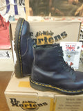 Dr Martens 1460z Ben PURPLE Waxy 8 Hole Made in England Size 5.55
