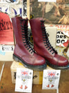 Dr Martens 9623 Cherry 14 Hole Made in England Size 6