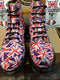 Dr Martens Vintage Union Jack flag design 6 hole boot,  Made in England. Size 4 UK