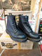 Dr Martens 1460z Ben Black Greasy Black Sole Made in England Size 10