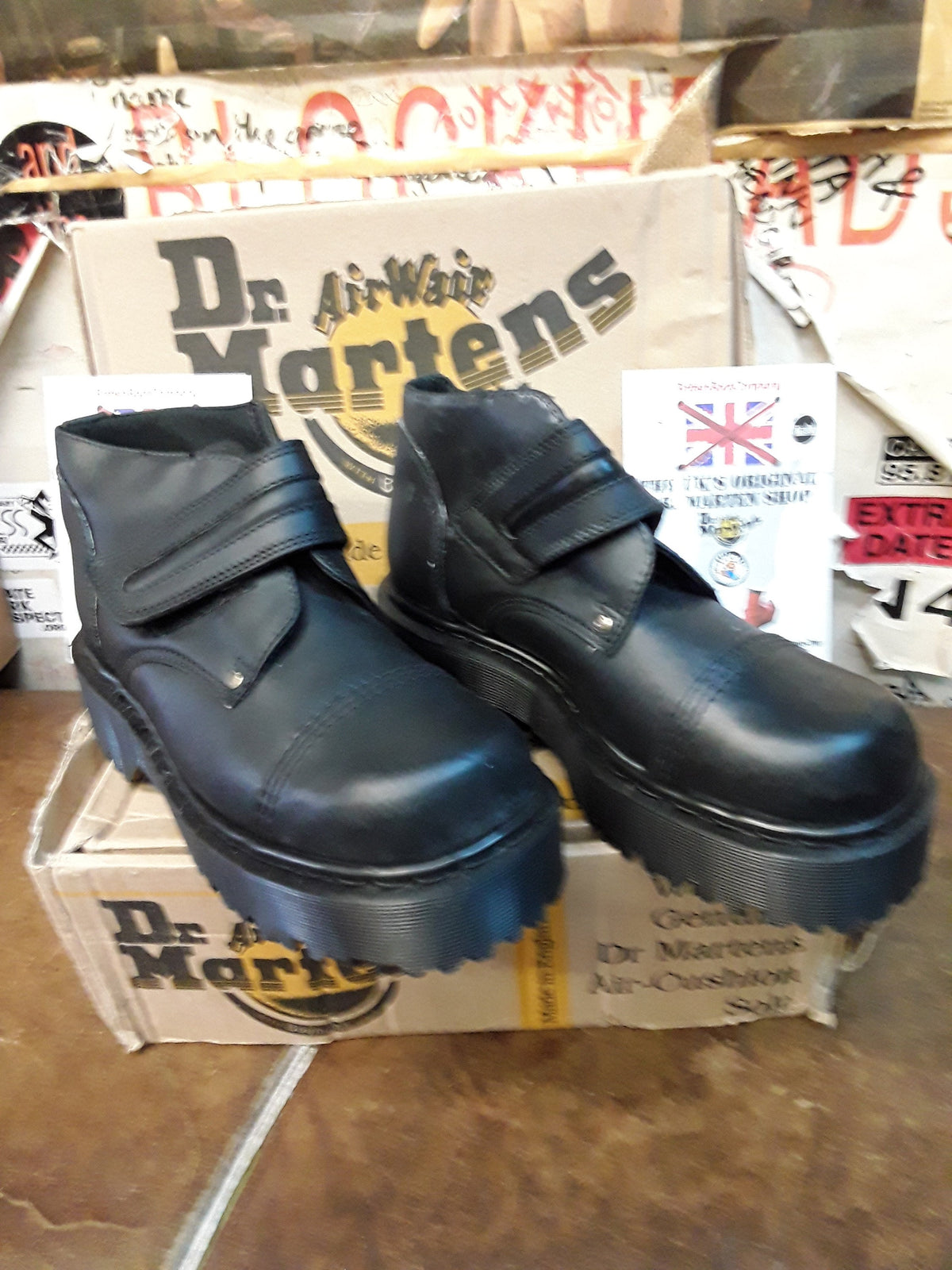 Dr Martens Limited Edition, triple sole Platform Made in England 