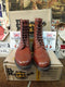 Dr Martens 2236 Tan 9 Hole Brogue Made in England Size 8