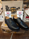 Dr Martens 1484 Black Waxy Shoe Made in England Size 7.5