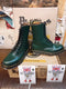 Dr Martens 1490 Green 10 Hole Made in England Size 4