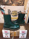 Dr Martens 1490 Green 10 Hole Made in England Size 4