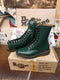Dr Martens 1490 Green 10 Hole Made in England Size 4