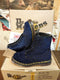 Dr Martens 1460 Navy Velvet Made in England Size 4