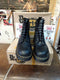 Dr Martens 1460z Ben Black Greasy Black Sole Made in England Size 10