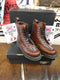 Dr Martens Studded, Brown 8 Hole Ankle Boots, Womens Leather Boots, Limited Edition / Various Sizes / 1C71