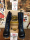 Dr Martens Vintage 90's, Size UK4, Made in England, High Boots 14 Hole, Womens Black Boots / 9731