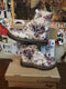 Dr Martens Vegan 8 Hole Beige Floral Size 3