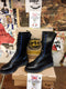 Dr Martens Vintage 90's, Size UK4, Made in England, High Boots 14 Hole, Womens Black Boots / 9731