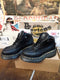 Dr Martens Black Waxy, Size UK5, Vintage 90's, Made in England, Womens Leather Shoes / 11102022 8595