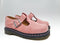 Dr Martens Mary Janes, Sizes 7-8; Cerise Pink, Wipe Clean Leather, Womens Leather Shoes / 5027