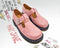 Dr Martens Mary Janes, Sizes 7-8; Cerise Pink, Wipe Clean Leather, Womens Leather Shoes / 5027