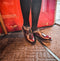 Dr Martens Loafers, Size UK4, Leather Loafers, Vintage, Burgundy Shoes, Slip Ons Shoes