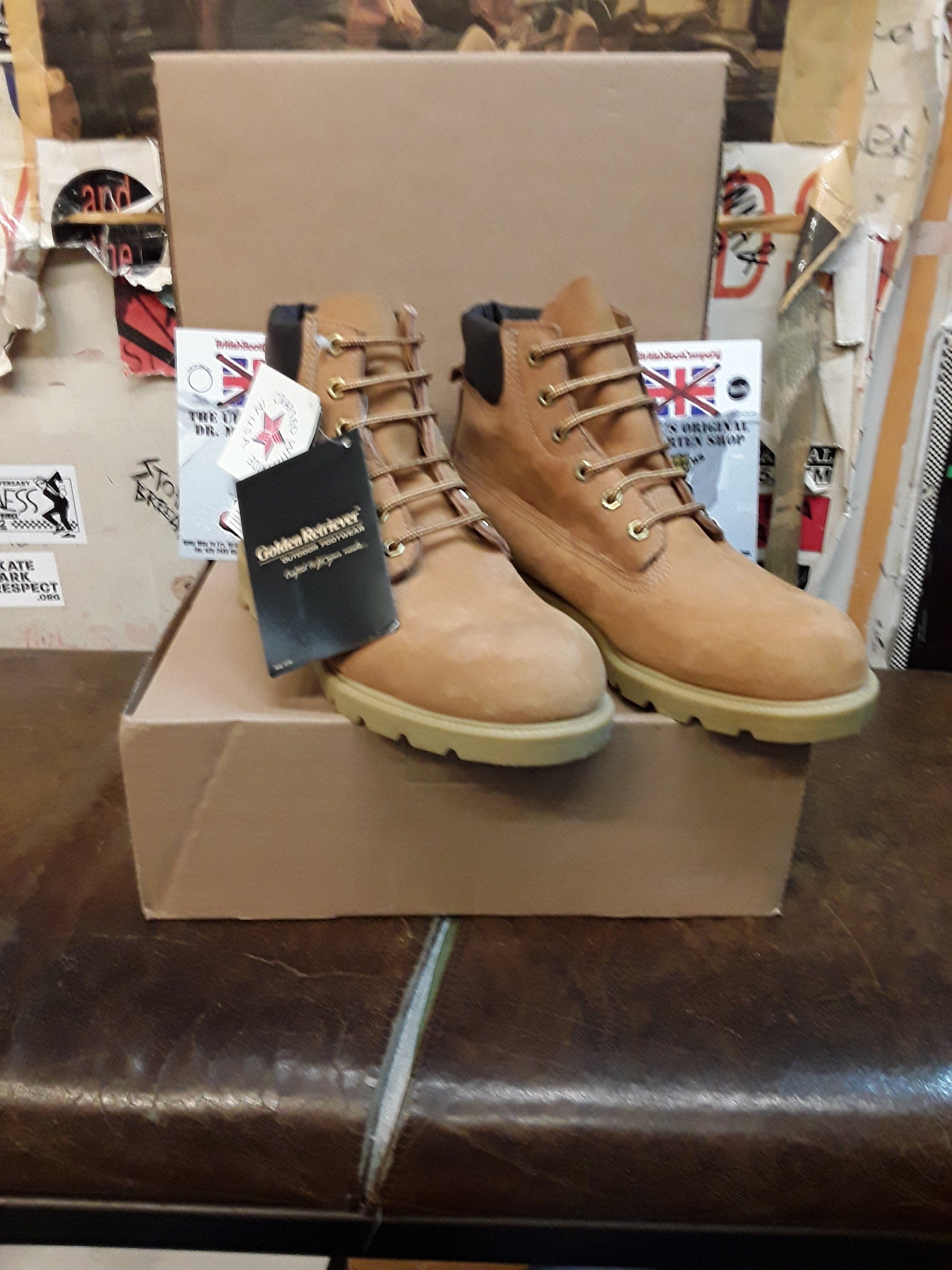 Golden Retreiver Timberland Style Walking Boot Various Sizes