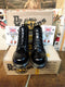 Dr Martens 8175 Made in England 6 Hole Black Wet Look Patent Various Sizes