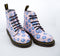 Dr Martens Boots, Size UK 2-5 / Pink Magenta and Blue Floral print / Limited Edition Boots