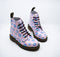 Dr Martens Boots, Size UK 2-5 / Pink Magenta and Blue Floral print / Limited Edition Boots