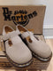 Dr Martens Mary Janes, Size UK 4,6-7, Made in England, T-Bar Shoes, Vintage 90's, Natural Suede Shoes