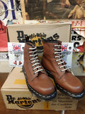 Dr Martens 1460 Tan Baseball, Size UK5, Vintage 90's, Made in England, Soft Leather Boots