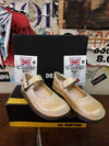 Dr Martens Mary Janes, Size UK 5-6, Leather Shoes, Dune Beige Rare Shoes / 8A57