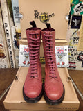 Dr Martens Le Voodoo, Size UK8, Red 14 Hole Boots, Patterned Boots