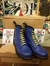 Dr Martens 1460 Wild Blue Softy, 8 Hole Ankle Boots, Womens Leather Boots / Various Sizes