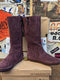 Dr Martens Burgundy Suede Leather Boots, Knee Boots / Various Sizes 3a75
