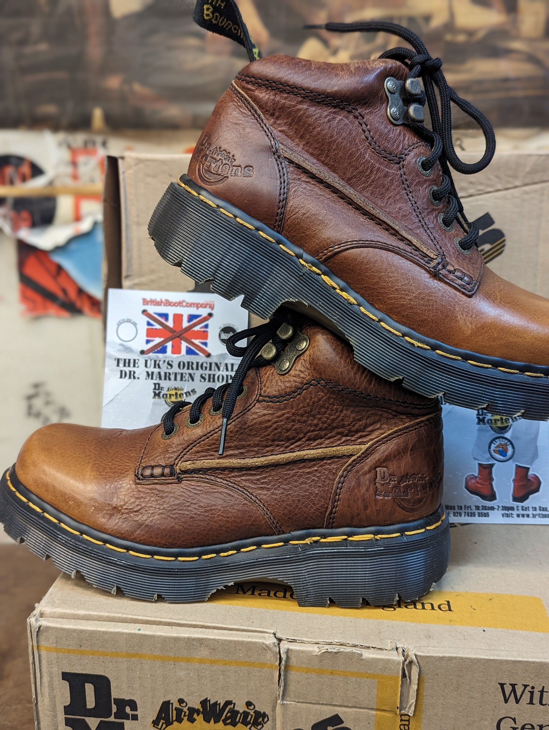 Dr Martens 8A19 Made in England Peanut Boot