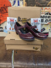 Dr Martens Semira Wine Kitten Heel Strap Shoe Various Sizes