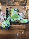 Dr Martens Pascal Green Paint Size 5