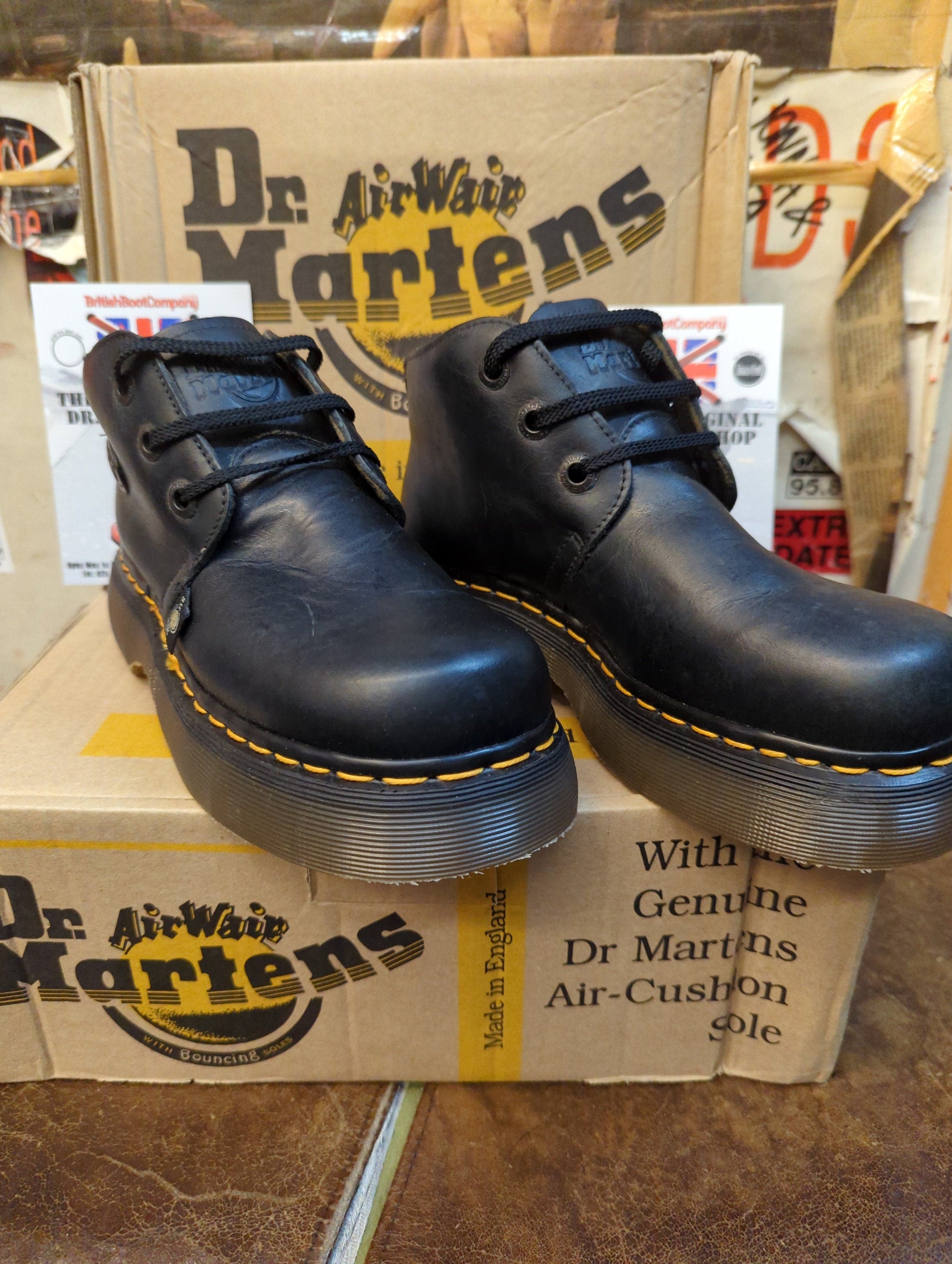 Dr Martens 8362 Black Made in England Platform boot
