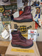 Dr Martens 9776 Wine Leather 8 Hole Size 4