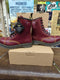 Dr Martens 2A42 Cherry 8 Hole Made in England Size 8