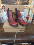 Dr Martens 9802 Rouge Chelsea Boot Size 4