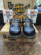 Dr Martens 8065 Black Smooth Twin Strap Made in England Size 6