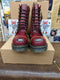 Dr Martens 2A42 Cherry 8 Hole Made in England Size 8