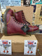 Dr Martens 2A42 Cherry 8 Hole Made in England Size 8